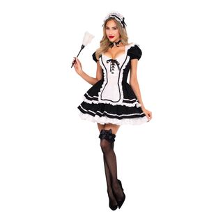 Maid to Flirt Kjole Deluxe Kostume