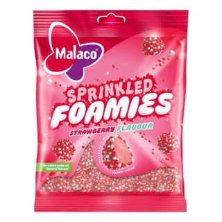 Malaco Sprinkled Foamies Strawberry