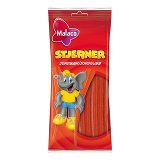 Malaco Stjerner Jordbær