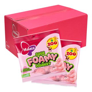 Malaco Zoo Sour Foamy Monkey Økonomipakke