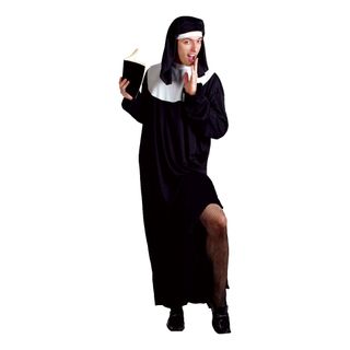 Mandlig Nonne Kostume