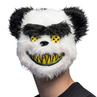 Maske Plysj Skræmmende Panda
