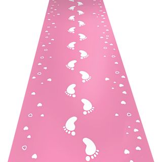Tæppeløber Baby Shower Lyserød