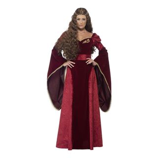 Middelalder Dronning Kostume Deluxe