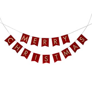 Vimpelguirlande Merry Christmas