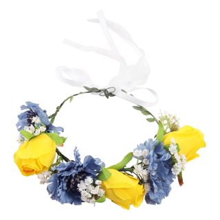 Midsommerkrans Blå/Gul