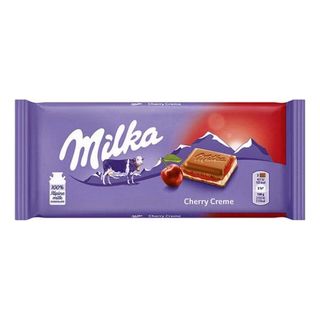 Milka Mjölkchokladkaka Cherry Creme