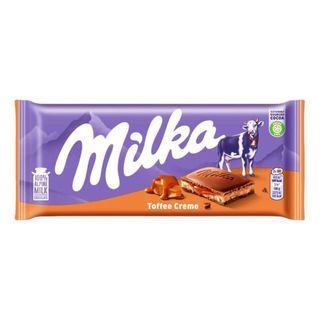 Milka Mælkechokoladebar Toffee Creme