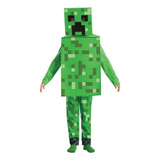 Minecraft Creeper Børnekostume