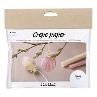 Mini DIY Kit Crepepapir Påskeæg