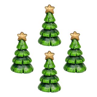 Minidekorationer Juletræer