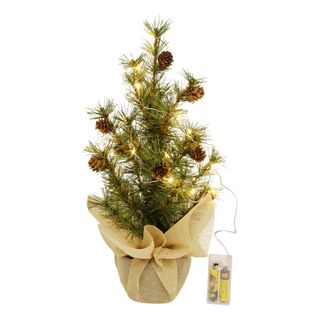Minigran med LED-belysning