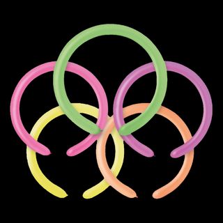 Modelballoner Neon Flerfarvede
