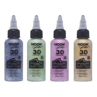 Moon Creations Holografisk Glitter Tekstilfarve