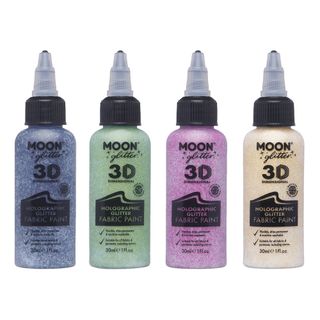 Moon Creations Holografisk Glitter Tekstilfarve