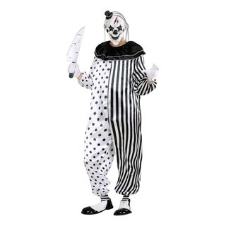 Mördar Pierrot Maskeraddräkt