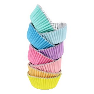 PME Muffinsforme Folierede Farvemix Pastel