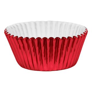 PME Muffinsforme Metallic Rød