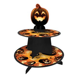Muffinsstativ Halloween Græskar