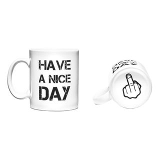 Hvidt Krus Have a Nice Day