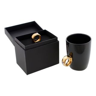 Krus med Guldring