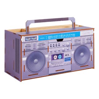 Mustard Boom Box Skrivebordsorganisator