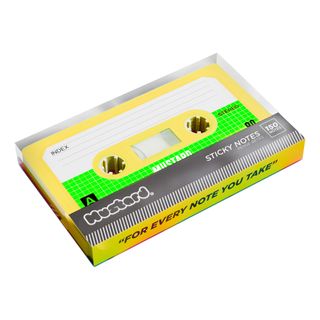 Mustard Kassette Sticky Notes
