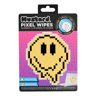 Mustard Happy Face Pixel Wipes Skærmrengøring