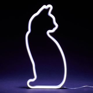 Mustard LED-lampe Kat Neon