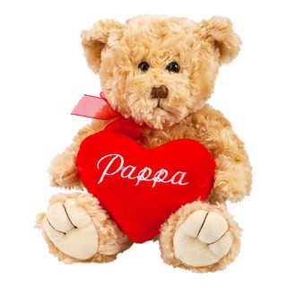 Teddybjørn med Hjerte Pappa