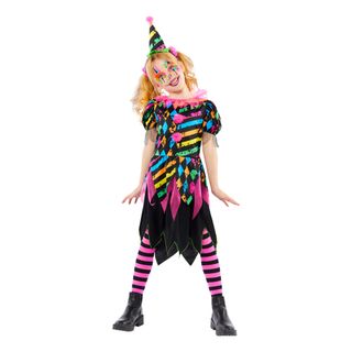 Neon Klovn Kjole Børnekostume