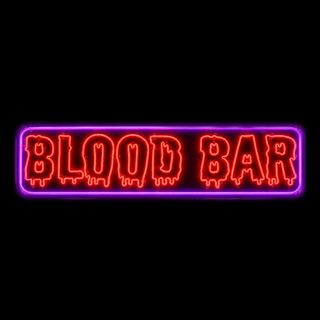 Neonkylt Blood Bar