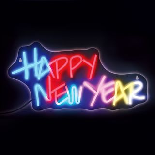 Neonskilt Happy New Year