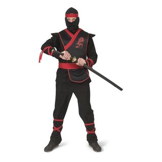 Ninja Sort/Rød Kostume