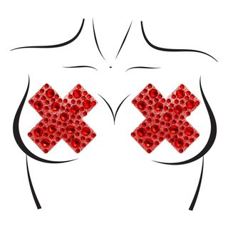 Nipple Covers Jewels X Rød Deluxe