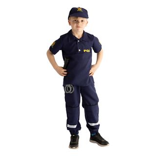 Norsk Politibetjent Børnekostume