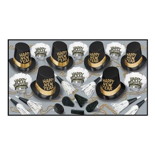 Nytårssæt Happy New Year Guld