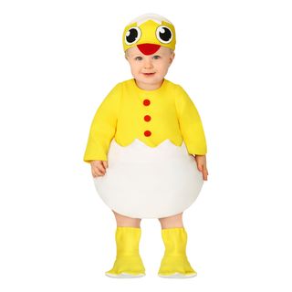 Nyudklækket Kylling Babykostume