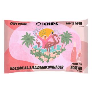 Ø-Chips Lyserød Mozzarella & Balsamicoeddike