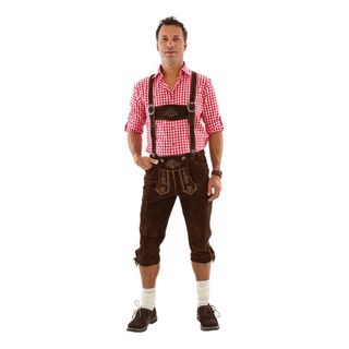Oktoberfest Lederhosen Brune Deluxe