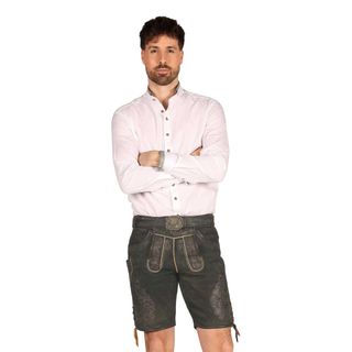Oktoberfest Lederhosen Shorts Super Deluxe Grå Vintage