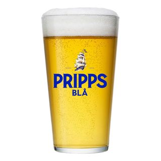 Ølglas Pripps Blå