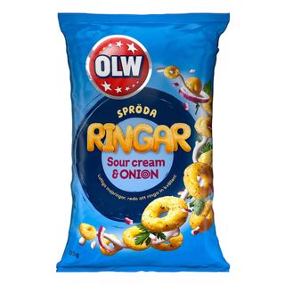 OLW Sprøde Ringe Sourcream & Onion