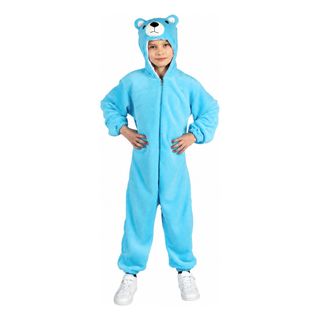 Onesie Blå Björn Barn Maskeraddräkt