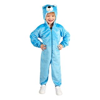 Onesie Blå Björn Bebis Maskeraddräkt