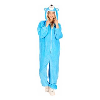 Onesie Blå Björn Maskeraddräkt