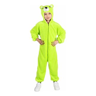 Onesie Grön Björn Barn Maskeraddräkt