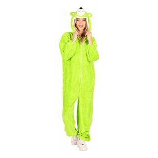Onesie Grön Björn Maskeraddräkt