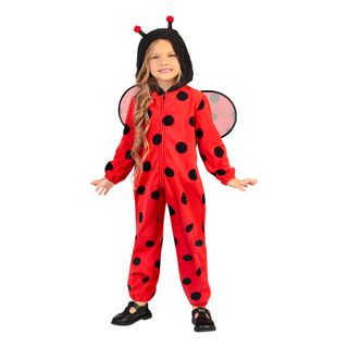 Onesie Mariehøne Børnekostume