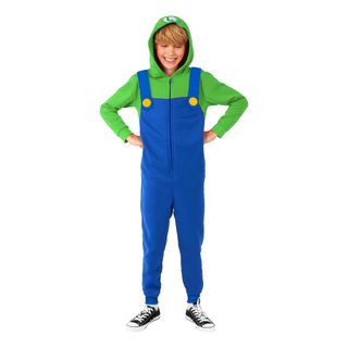 OppoSuits Luigi Onesie Børn